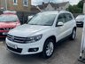 USED 2012 12 VOLKSWAGEN TIGUAN 2.0 SPORT TDI BLUEMOTION TECHNOLOGY 4MOTION DSG 5d 138 BHP AUTOMATIC!!, SERVICE HISTORY, LONG MOT UNTIL OCT 2022 WITH NO ADVISORIES!! RECENT CAMBELT AND WATER PUMP!, AIR CON, TRACTION CONTROL, ROOF BARS,  PRIVACY GLASS, 18" ALLOY WHEELS, ELECTRIC WINDOWS AND MIRRORS, CD/RADIO/TOUCH SCREEN DAB, MULTI FUNCTION STEERING WHEEL, BLUETOOTH PHONE CONNECTIVITY, REMOTE CENTRAL LOCKING AND MORE!