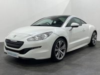 USED 2015 15 PEUGEOT RCZ 1.6 THP GT 2d 156 BHP 39258 Miles, 1 Lady owner, Pearlescent white, Extended Mistral black leather