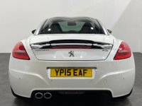 USED 2015 15 PEUGEOT RCZ 1.6 THP GT 2d 156 BHP 39258 Miles, 1 Lady owner, Pearlescent white, Extended Mistral black leather