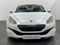 USED 2015 15 PEUGEOT RCZ 1.6 THP GT 2d 156 BHP 39258 Miles, 1 Lady owner, Pearlescent white, Extended Mistral black leather