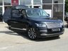 USED 2016 66 LAND ROVER RANGE ROVER 4.4 SDV8 VOGUE SE 5d 339 BHP Finished in SANTORINI BLACK METALLIC with Heated Leather Trim. This is the ultimate Luxury SUV. It is a pristine example and unique in its looks. Definately a head turner. Features include Full Panoramic Sunroof, Electric Deployable Side Steps, 20" Alloys, Sat Nav, Digital TV, HEATED ELECTRIC MEMORY SEATS, HEATED REAR SEATS, 2 KEYS and much more. Dealer Serviced at 29004 miles, 36451 miles, 44104 miles, 51528 miles and at 55865 miles on 17/6/2022.