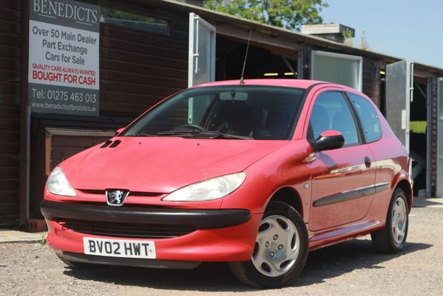 2002 02 Peugeot 206 1.4 LX 3d 74 BHP