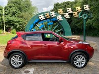 USED 2011 11 NISSAN JUKE 1.6 ACENTA PREMIUM 5d 117 BHP 2011 NISSAN JUKE ACCENTA PREMIUM - SATELLITE NAVIGATION - REAR VIEW CAMERA - FACTORY SP STYLING KIT - 17 INCH BRIGHT SILVER ALLOYS - CRUISE CONTROL - BLUETOOTH - FORCE RED PEARL METALLIC