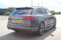 PRE-OWNED 2018 68 AUDI Q7 3.0 TDI QUATTRO VORSPRUNG 5d 282 BHP Daytona Grey Pearlescent, 1 Owner, Black Leather Interior, Panoramic Glass Sunroof, Panoramic Glass Sunroof, BOSE 3D Surround Sound, 22" V Spoke Alloys,  Alcantara Headlining, 360 Degree Camera, Audi Virtual Cockpit, Sports Seats Plus, Heated Seats Front and Rear, Audi Phone Box With Wireless Charging,  Black Door Mirror Housing, Matrix LED Headlights, LED Rear Lights, Running Boards, Privacy Glass, Traffic Sign Recognition, Electric Luggage Compartment Cover, Electric Steering Column.