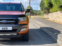 USED 2016 57 FORD RANGER PICKUP WILDTRAK 4X4 DCB TDCI NO VAT, Front & Rear Sensors