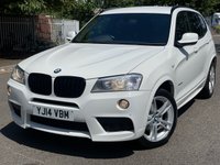 USED 2014 14 BMW X3 2.0 XDRIVE20D M SPORT 5d 181 BHP 