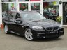 USED 2012 12 BMW 5 SERIES 3.0 535D M SPORT TOURING 5d 309 BHP Finished in CARBON BLACK METALLIC with OYSTER FULL LEATHER HEATED TRIM. If you're looking for practical, luxury, quick (309BHP) and economical BMW Estate then this 535d model was made for you. This rare beauty features Sat Nav, DAB Radio, Power Tailgate, 19" Alloys, Full Heated Oyster Leather Trim, B/Tooth, Front and Rear Sensors, Split rear Hatch and much more. Dealer and Specialist serviced at 14681 miles, 24091 miles, 43477 miles, 55263 miles, 60648 miles, 61654 miles and at 64367 miles.