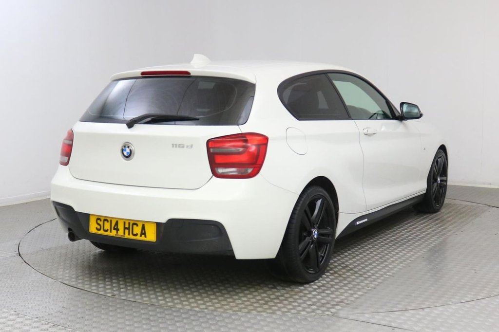 USED 2014 14 BMW 1 SERIES 2.0 116D M SPORT 3d 114 BHP 