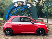 USED 2011 11 FIAT 500 1.2 S 3d 69 BHP 2011 FIAT 500 SPORT 3DR - PANORAMIC GLASS ROOF - FULL RED LEATHER INTERIOR - GLOSS BLACK ALLOY WHEELS - LOW INSURANCE GROUP -  &pound;30.00 PER YEAR ROAD TAX - IDEAL 1ST CAR