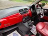 USED 2011 11 FIAT 500 1.2 S 3d 69 BHP 2011 FIAT 500 SPORT 3DR - PANORAMIC GLASS ROOF - FULL RED LEATHER INTERIOR - GLOSS BLACK ALLOY WHEELS - LOW INSURANCE GROUP -  &pound;30.00 PER YEAR ROAD TAX - IDEAL 1ST CAR