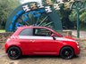 USED 2011 11 FIAT 500 1.2 S 3d 69 BHP 2011 FIAT 500 SPORT 3DR - PANORAMIC GLASS ROOF - FULL RED LEATHER INTERIOR - GLOSS BLACK ALLOY WHEELS - LOW INSURANCE GROUP -  &pound;30.00 PER YEAR ROAD TAX - IDEAL 1ST CAR
