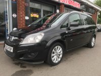 USED 2013 63 VAUXHALL ZAFIRA 1.6 DESIGN NAV 5d 113 BHP SAT NAV~BLUETOOTH~HEATED SEATS....