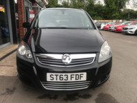 USED 2013 63 VAUXHALL ZAFIRA 1.6 DESIGN NAV 5d 113 BHP SAT NAV~BLUETOOTH~HEATED SEATS....