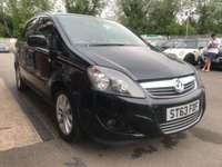 USED 2013 63 VAUXHALL ZAFIRA 1.6 DESIGN NAV 5d 113 BHP SAT NAV~BLUETOOTH~HEATED SEATS....