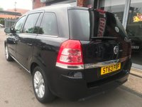 USED 2013 63 VAUXHALL ZAFIRA 1.6 DESIGN NAV 5d 113 BHP SAT NAV~BLUETOOTH~HEATED SEATS....