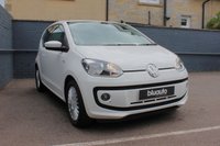 USED 2015 65 VOLKSWAGEN UP 1.0 HIGH UP BLUEMOTION TECHNOLOGY 3d 74 BHP 2 Owner, 6 Services, Sat Nav, Heated Part Leather Seats, Bluetooth, DAB, Air Conditioning, Spare Wheel