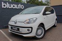 USED 2015 65 VOLKSWAGEN UP 1.0 HIGH UP BLUEMOTION TECHNOLOGY 3d 74 BHP 2 Owner, 6 Services, Sat Nav, Heated Part Leather Seats, Bluetooth, DAB, Air Conditioning, Spare Wheel