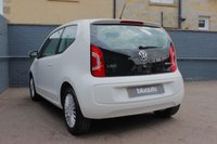 USED 2015 65 VOLKSWAGEN UP 1.0 HIGH UP BLUEMOTION TECHNOLOGY 3d 74 BHP 2 Owner, 6 Services, Sat Nav, Heated Part Leather Seats, Bluetooth, DAB, Air Conditioning, Spare Wheel