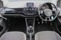 USED 2015 65 VOLKSWAGEN UP 1.0 HIGH UP BLUEMOTION TECHNOLOGY 3d 74 BHP 2 Owner, 6 Services, Sat Nav, Heated Part Leather Seats, Bluetooth, DAB, Air Conditioning, Spare Wheel