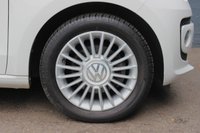 USED 2015 65 VOLKSWAGEN UP 1.0 HIGH UP BLUEMOTION TECHNOLOGY 3d 74 BHP 2 Owner, 6 Services, Sat Nav, Heated Part Leather Seats, Bluetooth, DAB, Air Conditioning, Spare Wheel