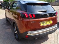 USED 2018 67 PEUGEOT 3008 1.6 BLUEHDI S/S ACTIVE 5d 120 BHP * SATNAV *     STUNNING COLOUR