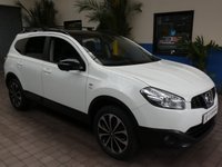 USED 2013 13 NISSAN QASHQAI+2 1.6 360 PLUS 2 5d 117 BHP 7 SEATS SAT NAV SUNROOF PART LEATHER 360 CAMERA