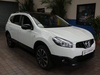 USED 2013 13 NISSAN QASHQAI+2 1.6 360 PLUS 2 5d 117 BHP 7 SEATS SAT NAV SUNROOF PART LEATHER 360 CAMERA