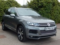 USED 2013 13 VOLKSWAGEN TOUAREG 3.0 V6 R-LINE TDI BLUEMOTION TECHNOLOGY 5d 242 BHP PANO-One Own 20in Alloys