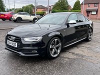 USED 2014 14 AUDI S4 3.0 S4 QUATTRO BLACK EDITION 4d AUTO 329 BHP 