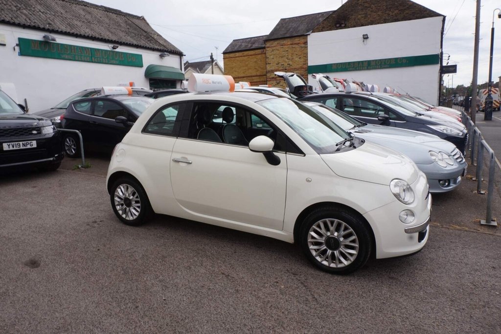 USED 2014 14 FIAT 500 1.2L LOUNGE 3d 69 BHP Â£30 ROAD TAX!!