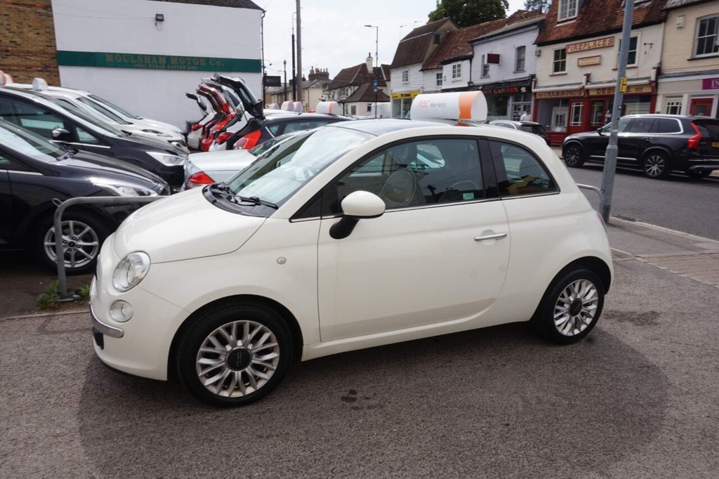 USED 2014 14 FIAT 500 1.2L LOUNGE 3d 69 BHP Â£30 ROAD TAX!!