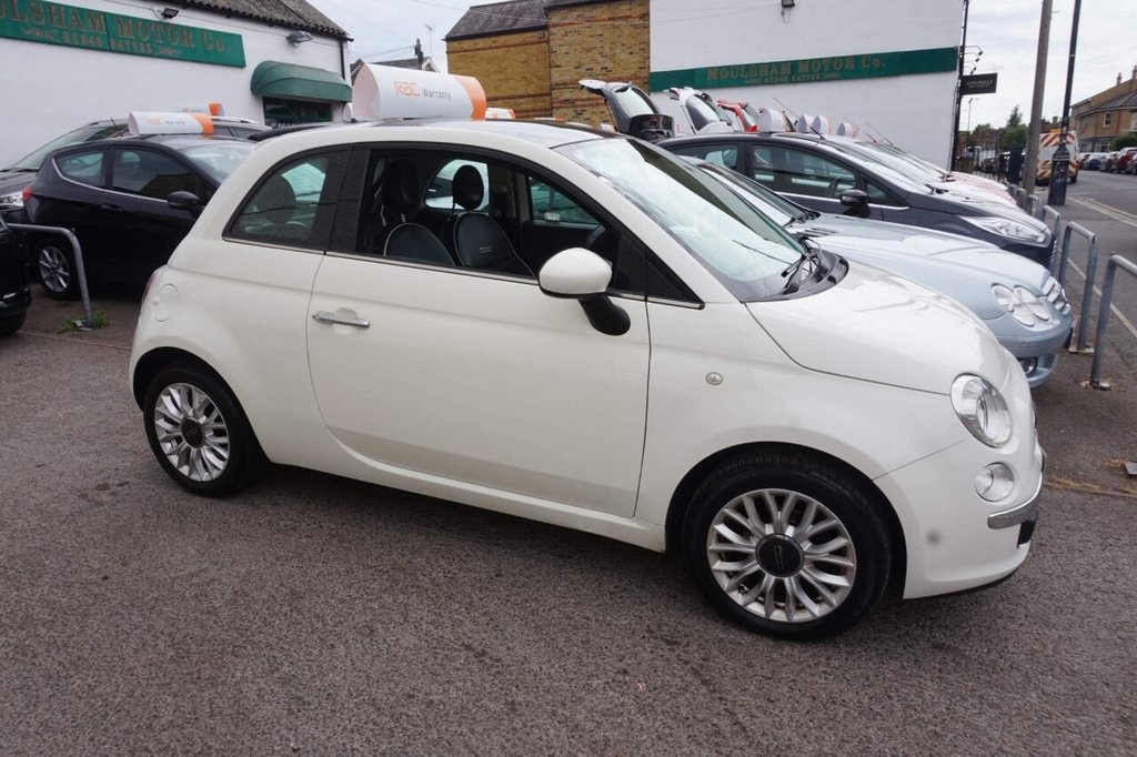 USED 2014 14 FIAT 500 1.2L LOUNGE 3d 69 BHP Â£30 ROAD TAX!!