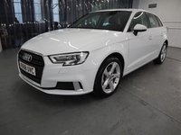 USED 2018 68 AUDI A3 1.0 SPORTBACK TFSI SPORT 5d 114 BHP AUDI SERVICE HISTORY, LOW MILEAGE IN STUNNING CONDITION