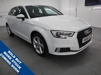 USED 2018 68 AUDI A3 1.0 SPORTBACK TFSI SPORT 5d 114 BHP AUDI SERVICE HISTORY, LOW MILEAGE IN STUNNING CONDITION