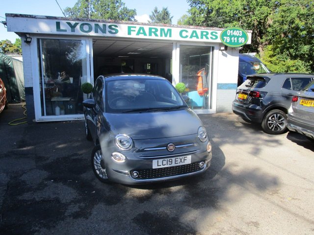 2019 19 Fiat 500 1.2 LOUNGE 3d 69 BHP NEW SHAPE