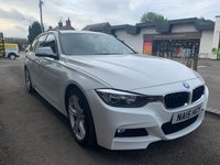 USED 2015 15 BMW 3 SERIES 2.0 318D M SPORT TOURING 5d 141 BHP LEATHER~SAT NAV~BLUETOOTH~CRUISE...