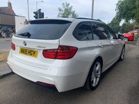 USED 2015 15 BMW 3 SERIES 2.0 318D M SPORT TOURING 5d 141 BHP LEATHER~SAT NAV~BLUETOOTH~CRUISE...