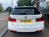 USED 2015 15 BMW 3 SERIES 2.0 318D M SPORT TOURING 5d 141 BHP LEATHER~SAT NAV~BLUETOOTH~CRUISE...