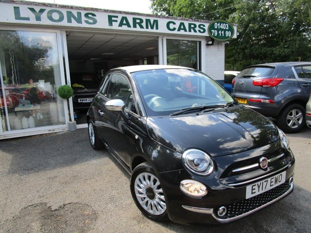 2017 17 Fiat 500c 0.9 TWINAIR LOUNGE 3d 85 BHP NEW SHAPE CONVERTIBLE *FULL LEATHER*