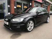 USED 2013 13 AUDI A3 2.0 TDI S LINE 5d 148 BHP SAT NAV~BLUETOOTH~AIR CON~ALLOYS