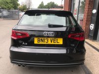 USED 2013 13 AUDI A3 2.0 TDI S LINE 5d 148 BHP SAT NAV~BLUETOOTH~AIR CON~ALLOYS