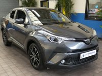USED 2019 19 TOYOTA CHR 1.2 EXCEL AWD 5d 114 BHP 4WD SAT NAV LEATHER HEATED SEATS TOYOTA WARRANTY