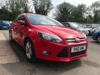 USED 2012 12 FORD FOCUS 1.6 ZETEC 5d 124 BHP BLUETOOTH~DAB~PARK SENSORS~AIR CON!