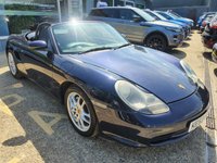 USED 2003 53 PORSCHE BOXSTER 2.7 Spyder 228 BHP Blue,FUTURE CLASSIC CAR 75,172 miles, 4 owners, full service, 5-speed manual, electric convertible roof, alloys & much more! APPROVED CARS AND FINANCE ARE PLEASED TO OFFER THIS PORSCHE BOXTER 2.7 SPYDER 2d 228 BHP IN BLUE WITH 75,172 MILES AND A FULL PORSCHE SERVICE HISTORY AT 9K, 17K, 24K, 37K, 48K, 59K, 64K, 65K, AND 66K, 4 OWNERS FROM NEW WITH A GREAT SPEC 5 SPEED MANUAL; GEARBOX, ELECTRIC CONVERTIBLE ROOF, 16 INCH ALLOY WHEELS, AIR CONDITIONING, LEATHER AND SUEDE INTERIOR,IN CAR ENTERTAINMENT ( RADIO/CD PLAYER), ELECTRIC SEATS, ELECTRIC WINDOWS, ELECTRIC MIRRORS AND MUCH MUCH MORE. FOR FURTHER INFORMATION REGARDIN
