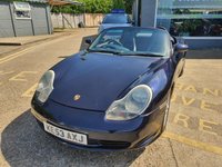 USED 2003 53 PORSCHE BOXSTER 2.7 Spyder 228 BHP Blue,FUTURE CLASSIC CAR 75,172 miles, 4 owners, full service, 5-speed manual, electric convertible roof, alloys & much more! APPROVED CARS AND FINANCE ARE PLEASED TO OFFER THIS PORSCHE BOXTER 2.7 SPYDER 2d 228 BHP IN BLUE WITH 75,172 MILES AND A FULL PORSCHE SERVICE HISTORY AT 9K, 17K, 24K, 37K, 48K, 59K, 64K, 65K, AND 66K, 4 OWNERS FROM NEW WITH A GREAT SPEC 5 SPEED MANUAL; GEARBOX, ELECTRIC CONVERTIBLE ROOF, 16 INCH ALLOY WHEELS, AIR CONDITIONING, LEATHER AND SUEDE INTERIOR,IN CAR ENTERTAINMENT ( RADIO/CD PLAYER), ELECTRIC SEATS, ELECTRIC WINDOWS, ELECTRIC MIRRORS AND MUCH MUCH MORE. FOR FURTHER INFORMATION REGARDIN