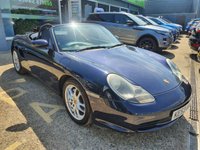 USED 2003 53 PORSCHE BOXSTER 2.7 Spyder 228 BHP Blue,FUTURE CLASSIC CAR 75,172 miles, 4 owners, full service, 5-speed manual, electric convertible roof, alloys & much more! APPROVED CARS AND FINANCE ARE PLEASED TO OFFER THIS PORSCHE BOXTER 2.7 SPYDER 2d 228 BHP IN BLUE WITH 75,172 MILES AND A FULL PORSCHE SERVICE HISTORY AT 9K, 17K, 24K, 37K, 48K, 59K, 64K, 65K, AND 66K, 4 OWNERS FROM NEW WITH A GREAT SPEC 5 SPEED MANUAL; GEARBOX, ELECTRIC CONVERTIBLE ROOF, 16 INCH ALLOY WHEELS, AIR CONDITIONING, LEATHER AND SUEDE INTERIOR,IN CAR ENTERTAINMENT ( RADIO/CD PLAYER), ELECTRIC SEATS, ELECTRIC WINDOWS, ELECTRIC MIRRORS AND MUCH MUCH MORE. FOR FURTHER INFORMATION REGARDIN