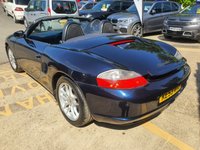 USED 2003 53 PORSCHE BOXSTER 2.7 Spyder 228 BHP Blue,FUTURE CLASSIC CAR 75,172 miles, 4 owners, full service, 5-speed manual, electric convertible roof, alloys & much more! APPROVED CARS AND FINANCE ARE PLEASED TO OFFER THIS PORSCHE BOXTER 2.7 SPYDER 2d 228 BHP IN BLUE WITH 75,172 MILES AND A FULL PORSCHE SERVICE HISTORY AT 9K, 17K, 24K, 37K, 48K, 59K, 64K, 65K, AND 66K, 4 OWNERS FROM NEW WITH A GREAT SPEC 5 SPEED MANUAL; GEARBOX, ELECTRIC CONVERTIBLE ROOF, 16 INCH ALLOY WHEELS, AIR CONDITIONING, LEATHER AND SUEDE INTERIOR,IN CAR ENTERTAINMENT ( RADIO/CD PLAYER), ELECTRIC SEATS, ELECTRIC WINDOWS, ELECTRIC MIRRORS AND MUCH MUCH MORE. FOR FURTHER INFORMATION REGARDIN