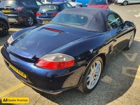 USED 2003 53 PORSCHE BOXSTER 2.7 Spyder 228 BHP Blue,FUTURE CLASSIC CAR 75,172 miles, 4 owners, full service, 5-speed manual, electric convertible roof, alloys & much more! APPROVED CARS AND FINANCE ARE PLEASED TO OFFER THIS PORSCHE BOXTER 2.7 SPYDER 2d 228 BHP IN BLUE WITH 75,172 MILES AND A FULL PORSCHE SERVICE HISTORY AT 9K, 17K, 24K, 37K, 48K, 59K, 64K, 65K, AND 66K, 4 OWNERS FROM NEW WITH A GREAT SPEC 5 SPEED MANUAL; GEARBOX, ELECTRIC CONVERTIBLE ROOF, 16 INCH ALLOY WHEELS, AIR CONDITIONING, LEATHER AND SUEDE INTERIOR,IN CAR ENTERTAINMENT ( RADIO/CD PLAYER), ELECTRIC SEATS, ELECTRIC WINDOWS, ELECTRIC MIRRORS AND MUCH MUCH MORE. FOR FURTHER INFORMATION REGARDIN