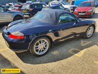 USED 2003 53 PORSCHE BOXSTER 2.7 Spyder 228 BHP Blue,FUTURE CLASSIC CAR 75,172 miles, 4 owners, full service, 5-speed manual, electric convertible roof, alloys & much more! APPROVED CARS AND FINANCE ARE PLEASED TO OFFER THIS PORSCHE BOXTER 2.7 SPYDER 2d 228 BHP IN BLUE WITH 75,172 MILES AND A FULL PORSCHE SERVICE HISTORY AT 9K, 17K, 24K, 37K, 48K, 59K, 64K, 65K, AND 66K, 4 OWNERS FROM NEW WITH A GREAT SPEC 5 SPEED MANUAL; GEARBOX, ELECTRIC CONVERTIBLE ROOF, 16 INCH ALLOY WHEELS, AIR CONDITIONING, LEATHER AND SUEDE INTERIOR,IN CAR ENTERTAINMENT ( RADIO/CD PLAYER), ELECTRIC SEATS, ELECTRIC WINDOWS, ELECTRIC MIRRORS AND MUCH MUCH MORE. FOR FURTHER INFORMATION REGARDIN