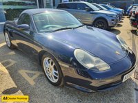 USED 2003 53 PORSCHE BOXSTER 2.7 Spyder 228 BHP Blue,FUTURE CLASSIC CAR 75,172 miles, 4 owners, full service, 5-speed manual, electric convertible roof, alloys & much more! APPROVED CARS AND FINANCE ARE PLEASED TO OFFER THIS PORSCHE BOXTER 2.7 SPYDER 2d 228 BHP IN BLUE WITH 75,172 MILES AND A FULL PORSCHE SERVICE HISTORY AT 9K, 17K, 24K, 37K, 48K, 59K, 64K, 65K, AND 66K, 4 OWNERS FROM NEW WITH A GREAT SPEC 5 SPEED MANUAL; GEARBOX, ELECTRIC CONVERTIBLE ROOF, 16 INCH ALLOY WHEELS, AIR CONDITIONING, LEATHER AND SUEDE INTERIOR,IN CAR ENTERTAINMENT ( RADIO/CD PLAYER), ELECTRIC SEATS, ELECTRIC WINDOWS, ELECTRIC MIRRORS AND MUCH MUCH MORE. FOR FURTHER INFORMATION REGARDIN